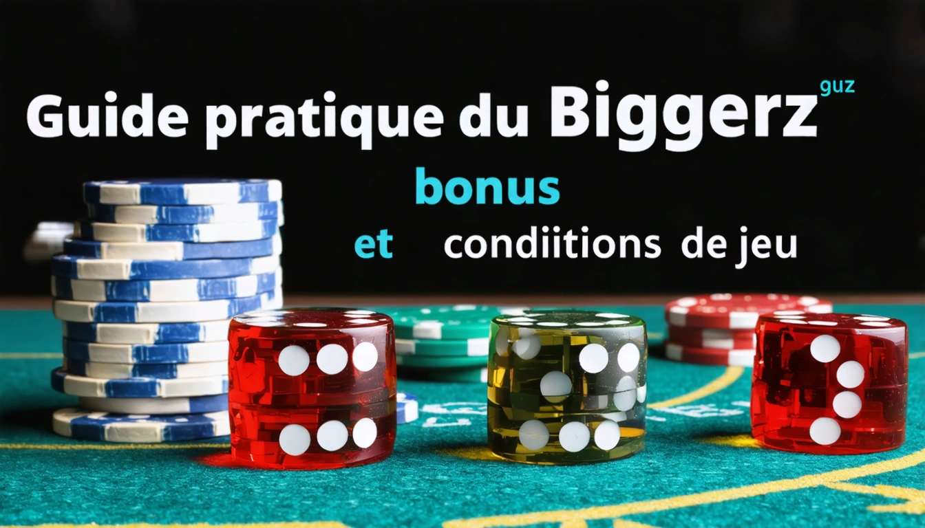 Guide pratique du Biggerz bonus et conditions de jeu